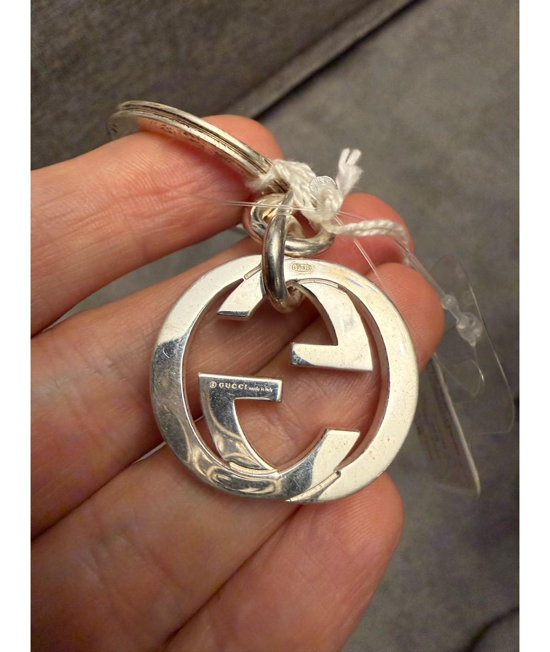 GUCCI Серебрянный брелок, фото 2