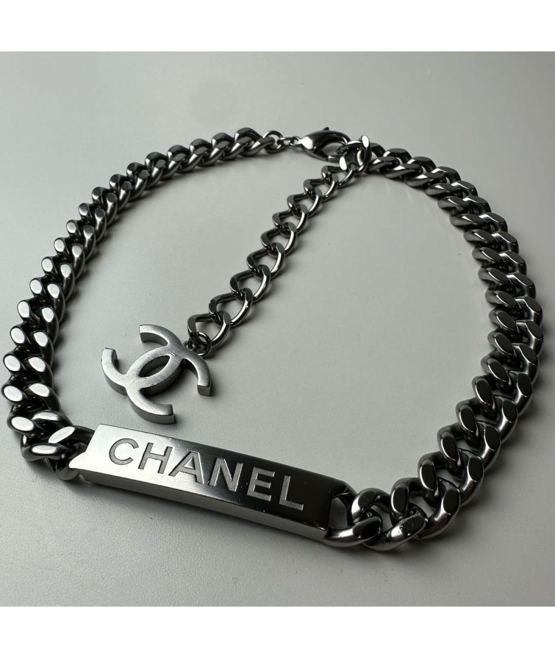 CHANEL Серебряное колье, фото 5