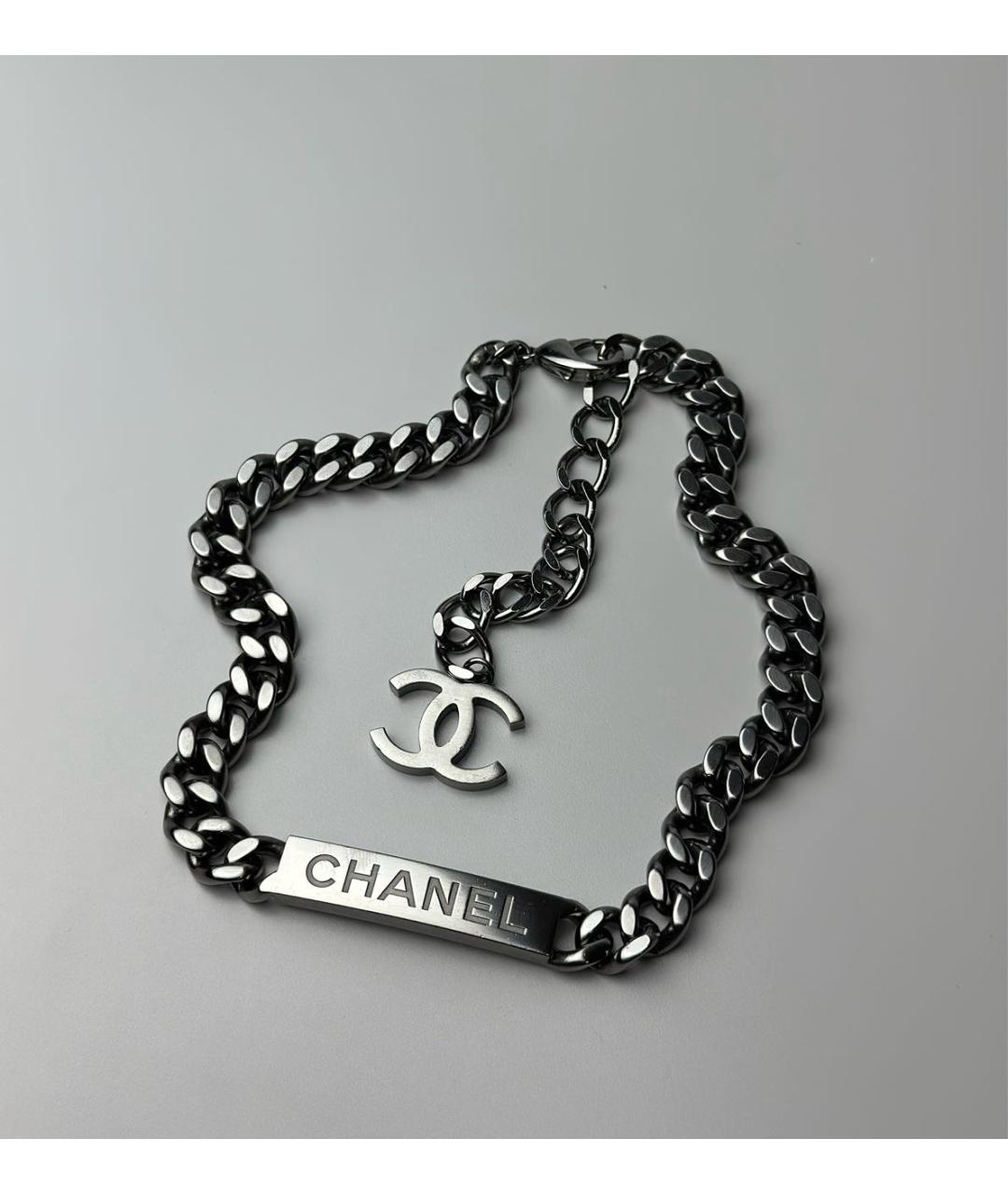 CHANEL Серебряное колье, фото 3