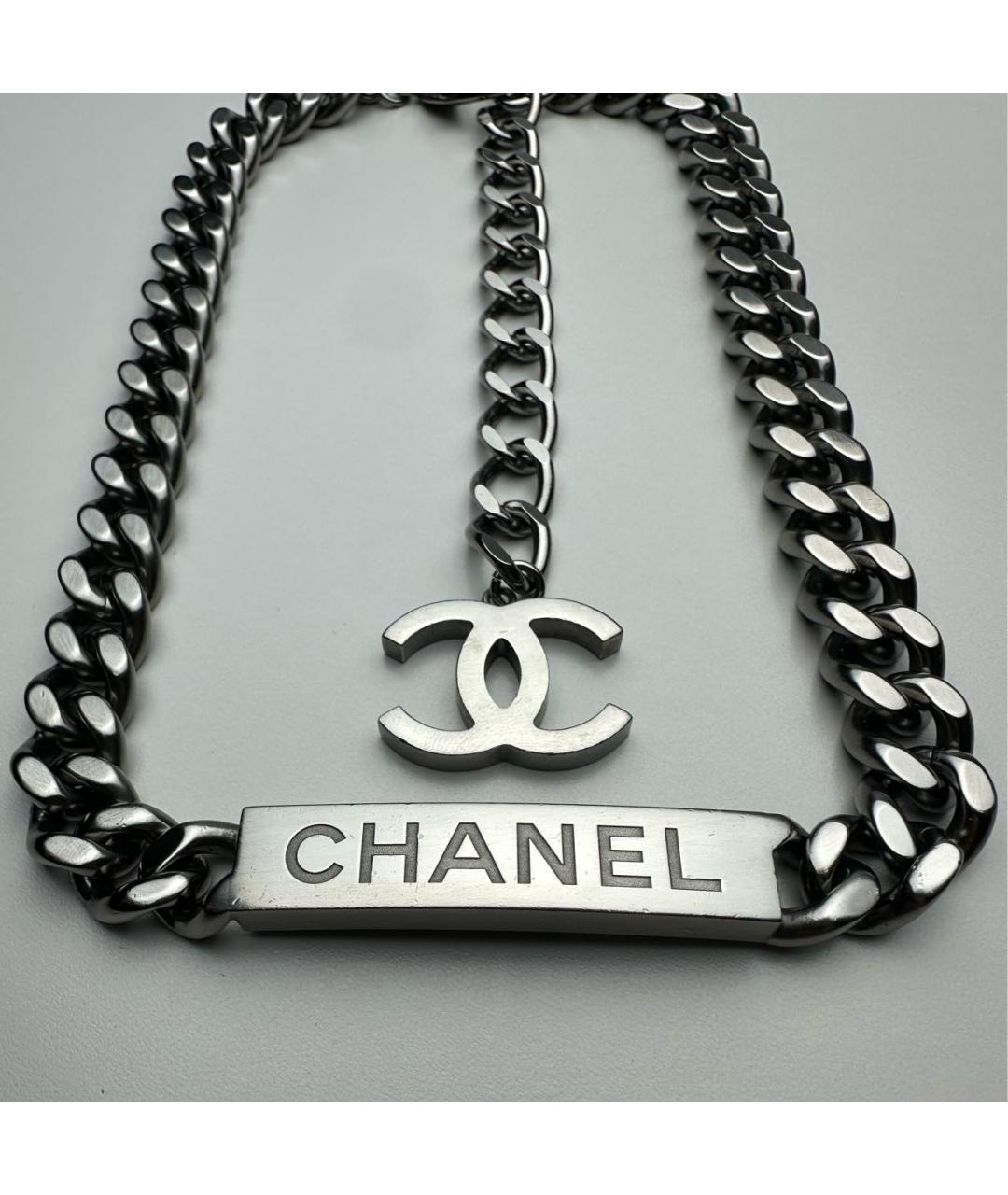 CHANEL Серебряное колье, фото 4