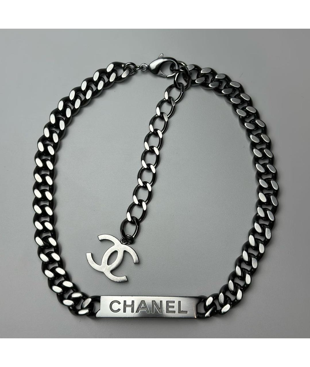 CHANEL Серебряное колье, фото 9