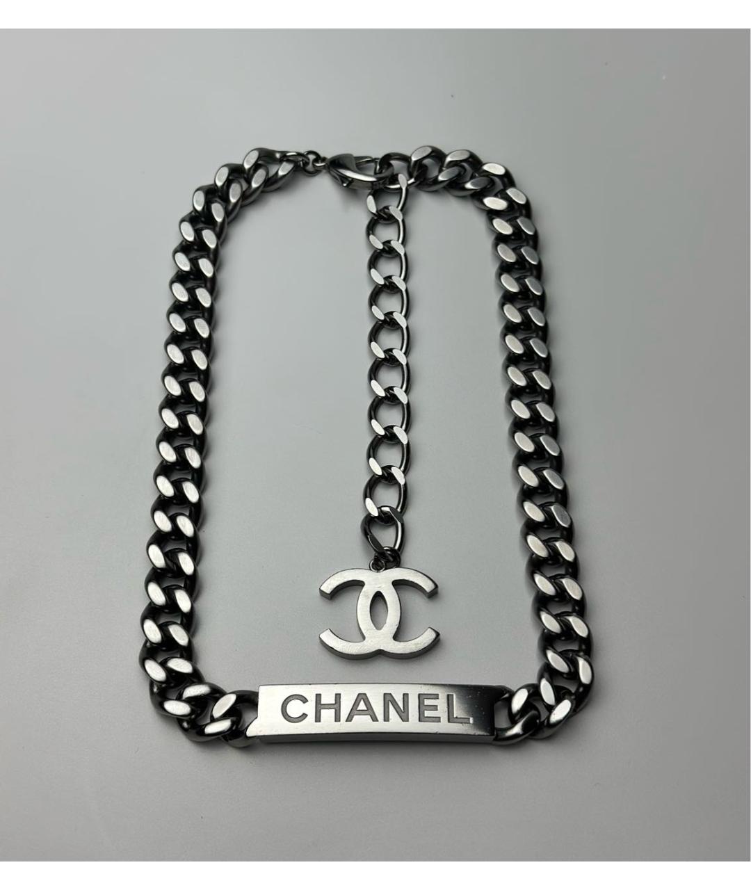 CHANEL Серебряное колье, фото 2