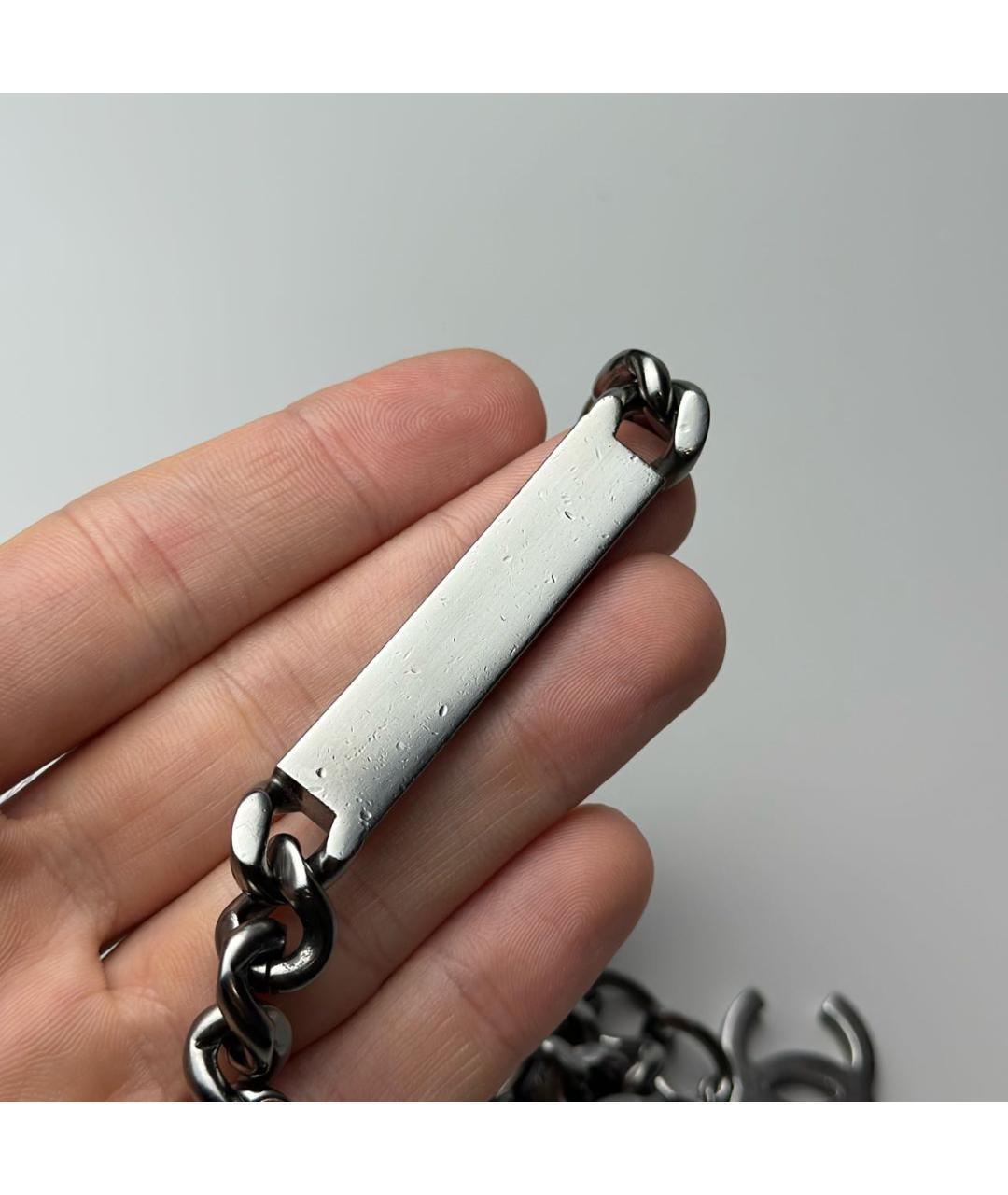 CHANEL Серебряное колье, фото 8