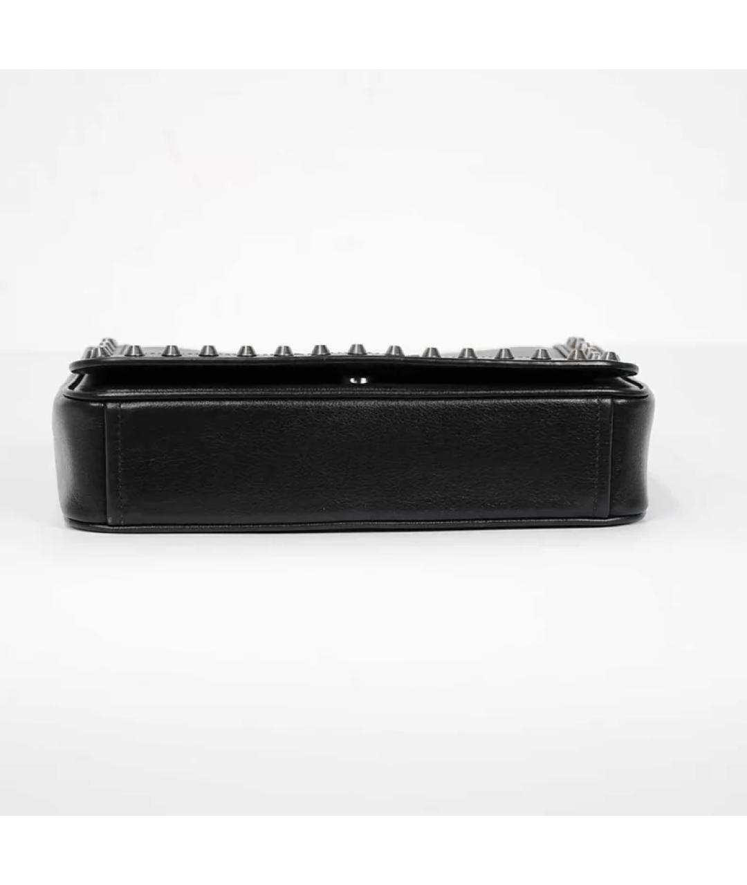 PRADA Черная кожаная сумка с короткими ручками, фото 3
