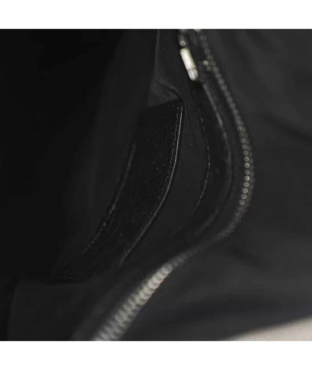 ALEXANDER WANG Черная кожаная сумка с короткими ручками, фото 8