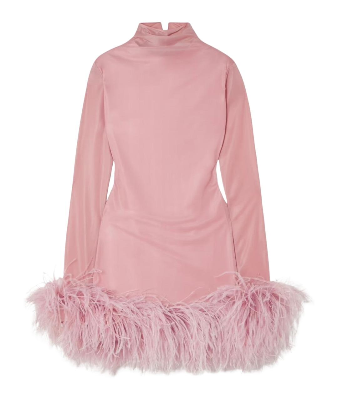 16ARLINGTON Розовое полиэстеровое коктейльное платье, фото 1