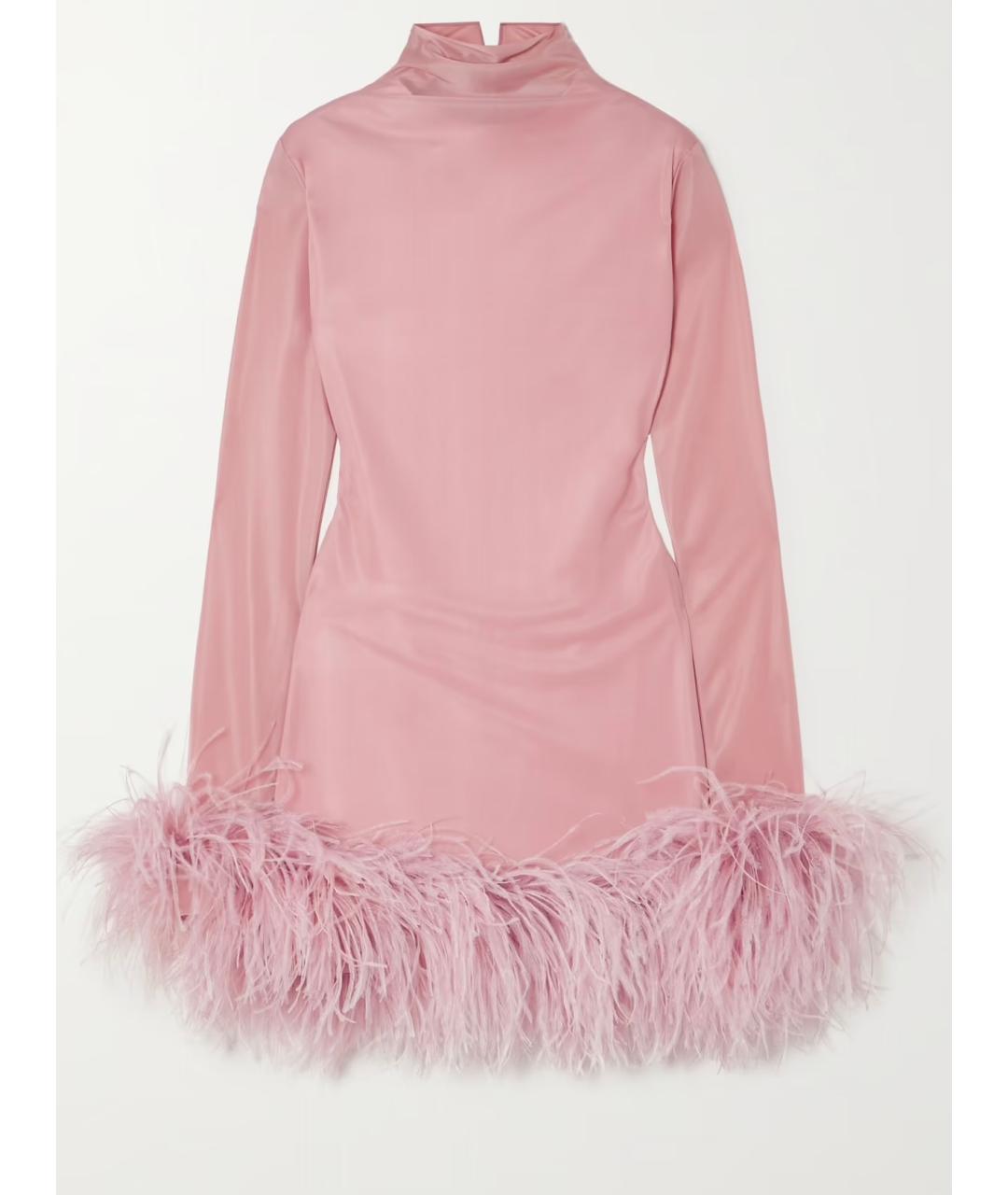 16ARLINGTON Розовое полиэстеровое коктейльное платье, фото 7