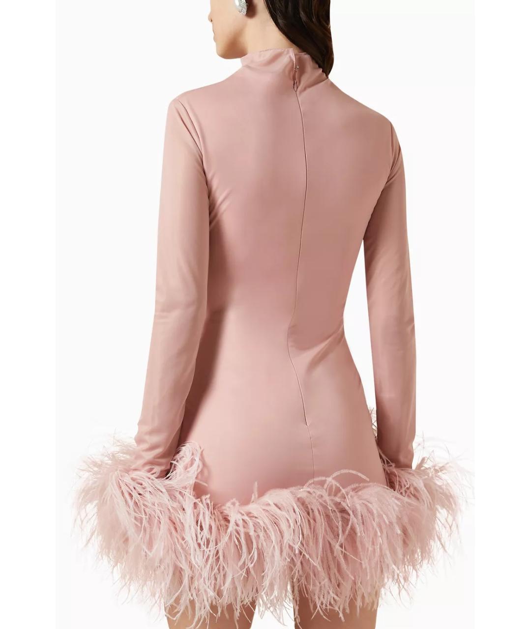 16ARLINGTON Розовое полиэстеровое коктейльное платье, фото 6