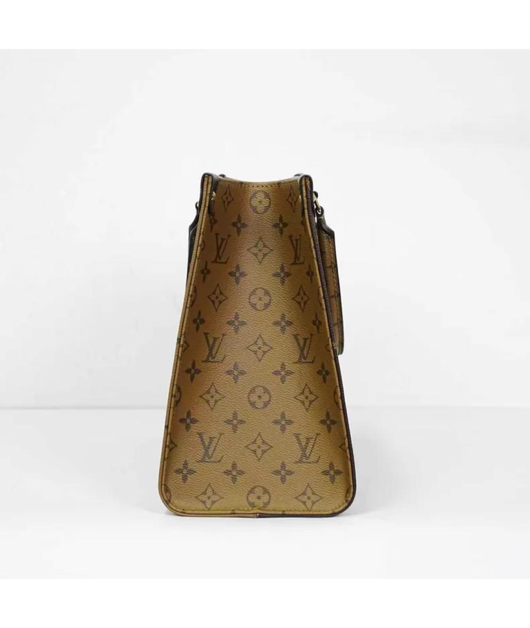 LOUIS VUITTON Коричневая сумка с короткими ручками, фото 5