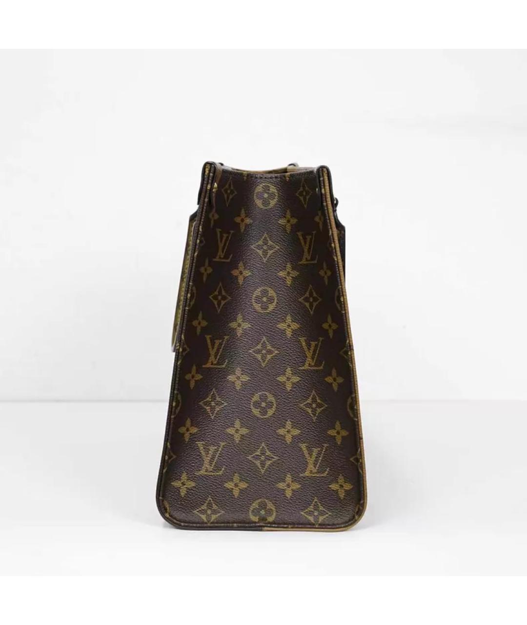 LOUIS VUITTON Коричневая сумка с короткими ручками, фото 7