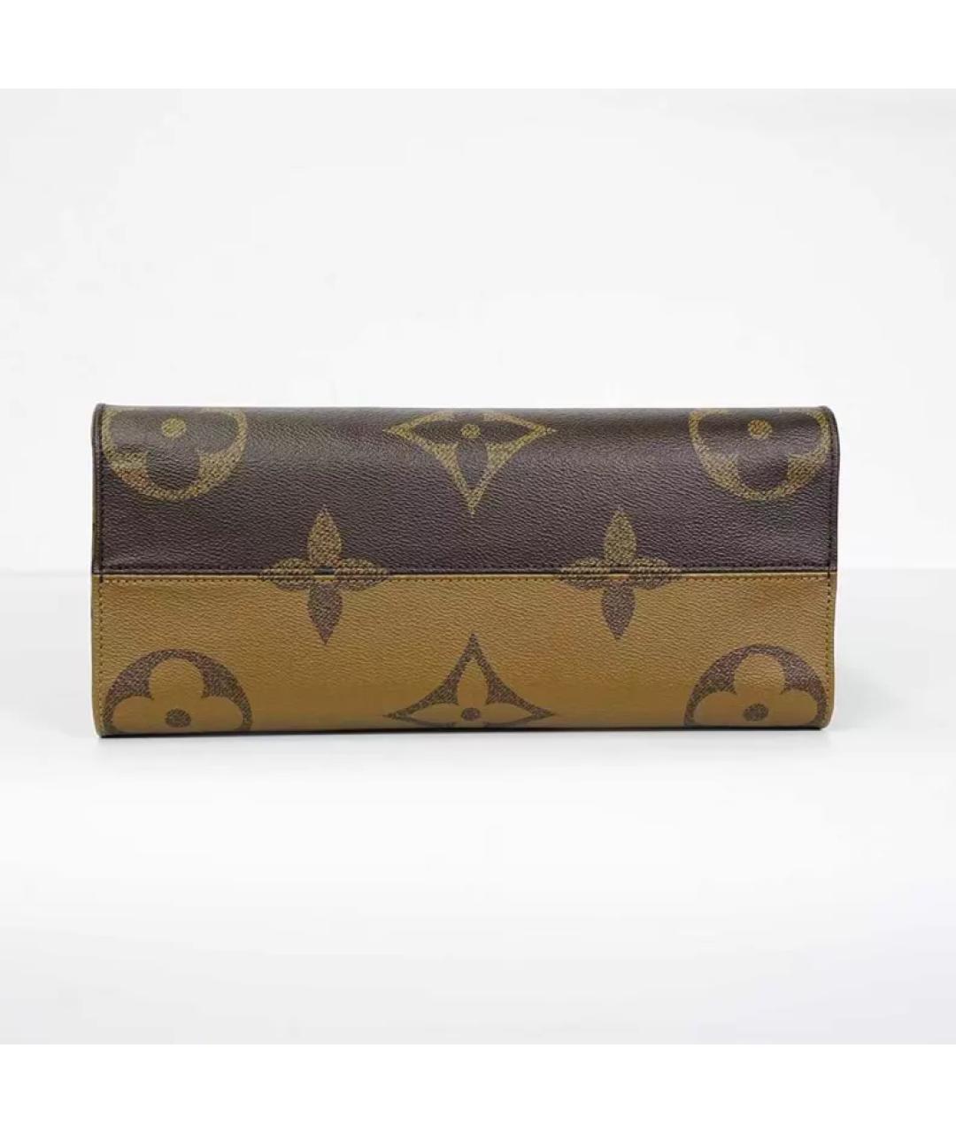 LOUIS VUITTON Коричневая сумка с короткими ручками, фото 6