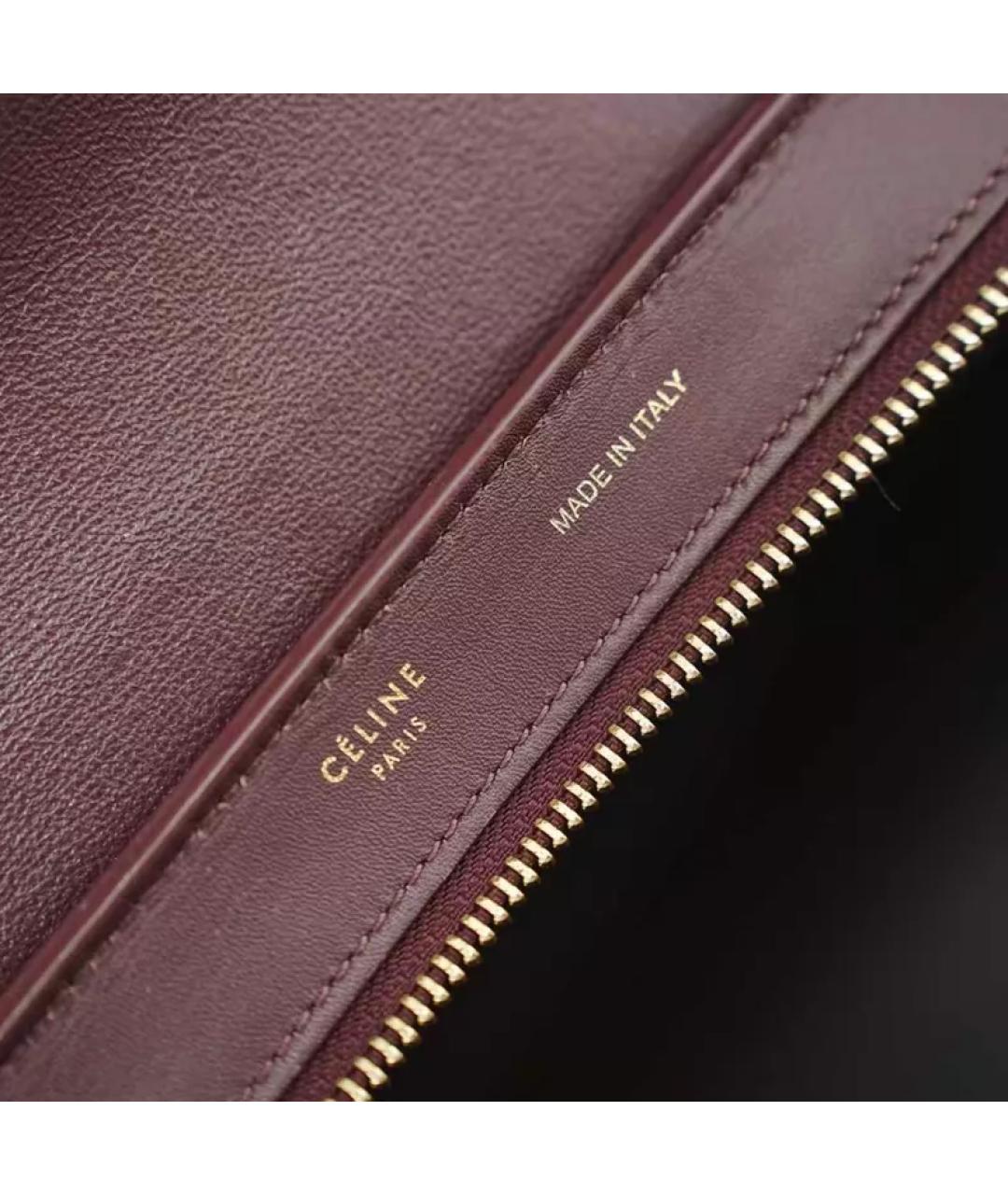 CELINE Мульти кожаная сумка с короткими ручками, фото 8