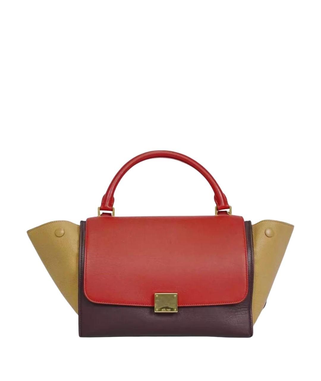 CELINE Мульти кожаная сумка с короткими ручками, фото 1