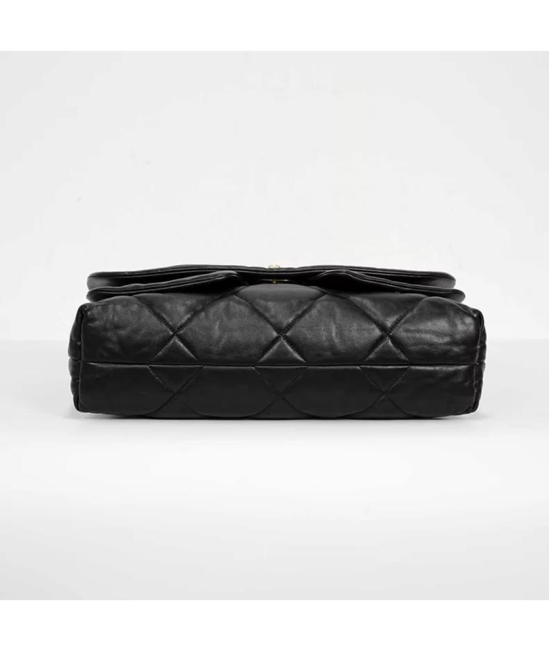 CHANEL Черная кожаная сумка через плечо, фото 6