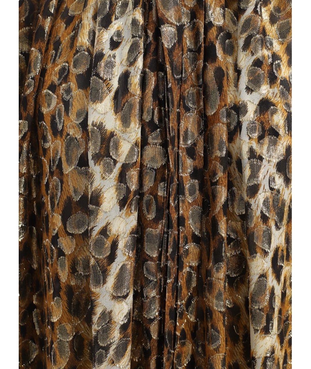 CELINE Мульти шелковое вечернее платье, фото 5