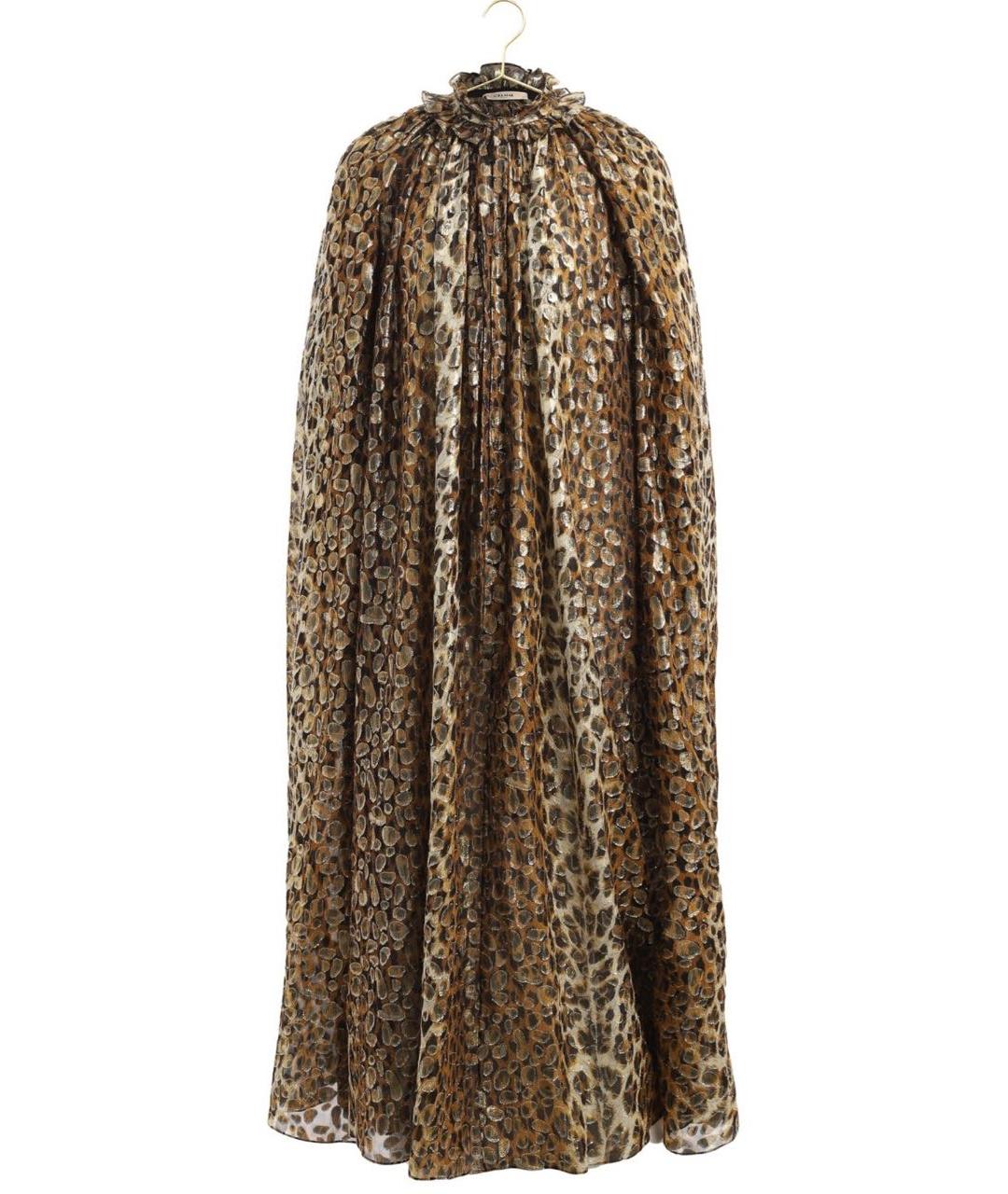 CELINE Мульти шелковое вечернее платье, фото 9