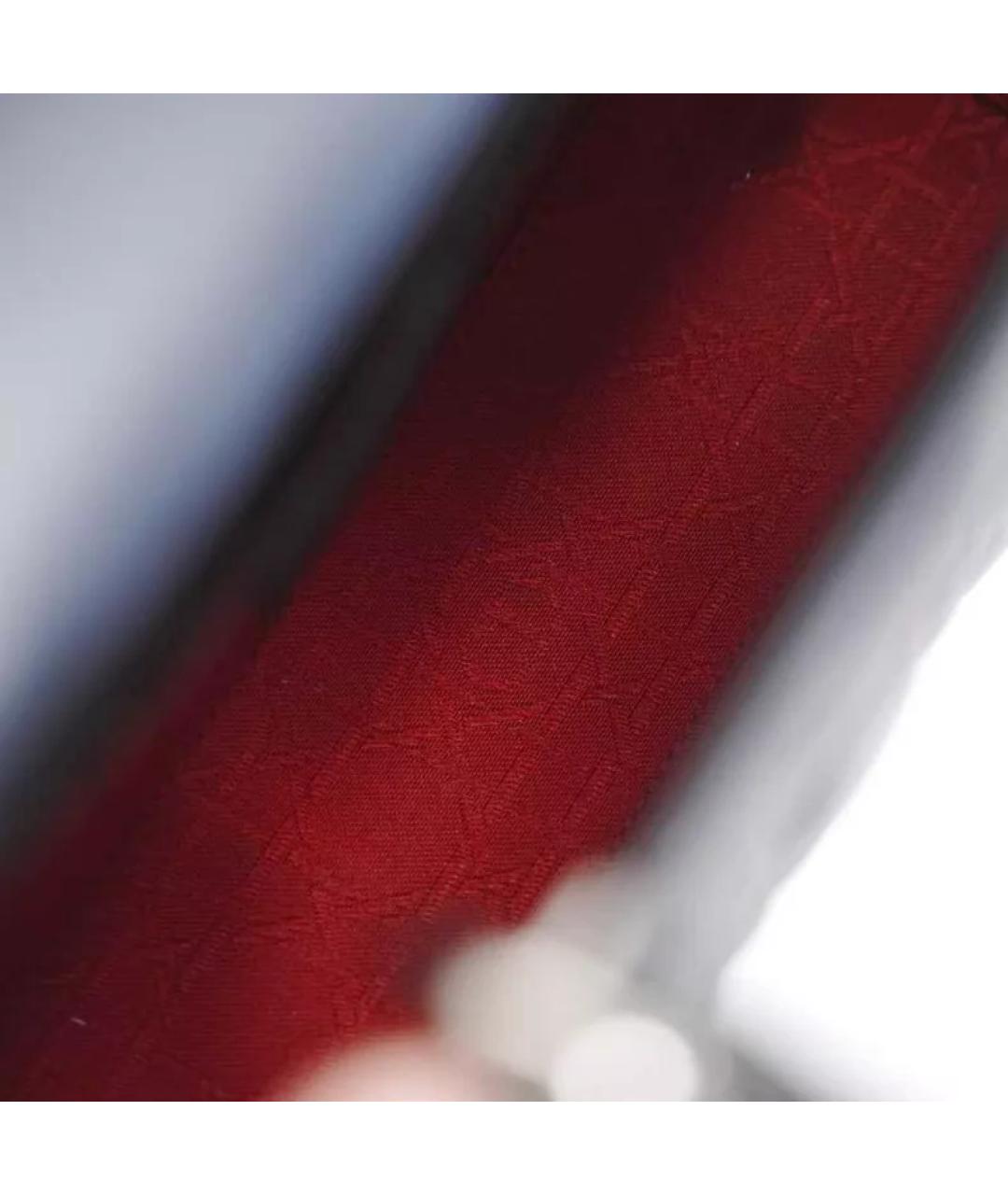 CHRISTIAN DIOR Черная кожаная сумка с короткими ручками, фото 8