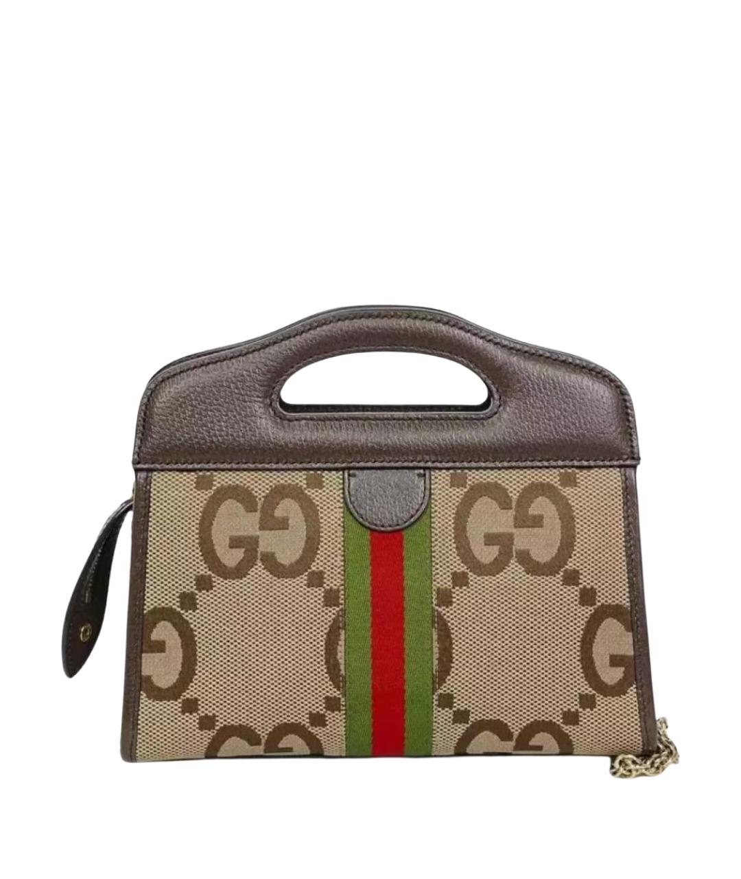 GUCCI Мульти кожаная сумка с короткими ручками, фото 1