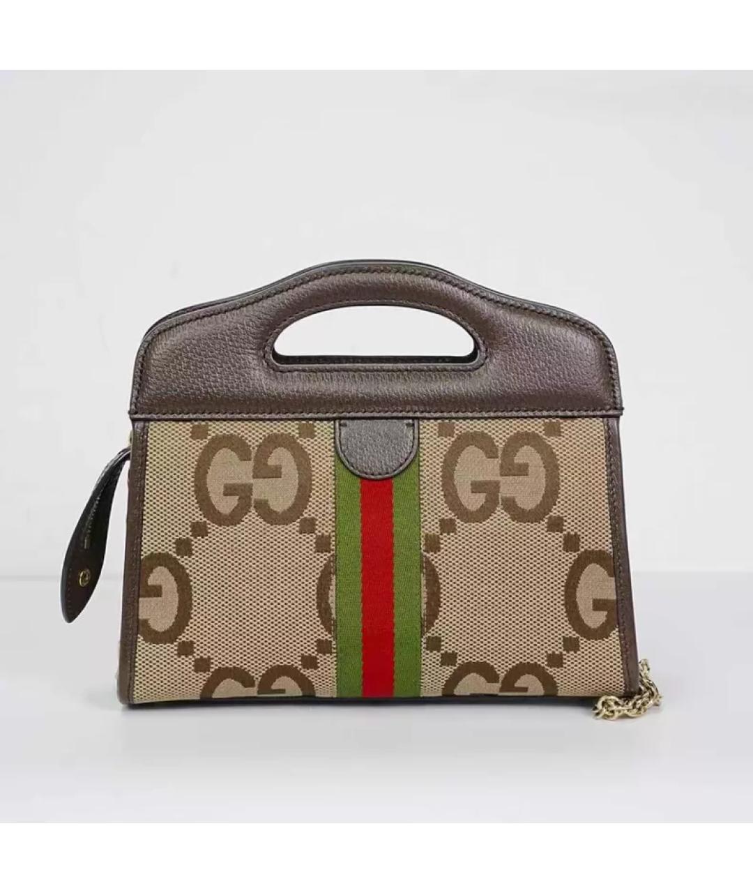 GUCCI Мульти кожаная сумка с короткими ручками, фото 9