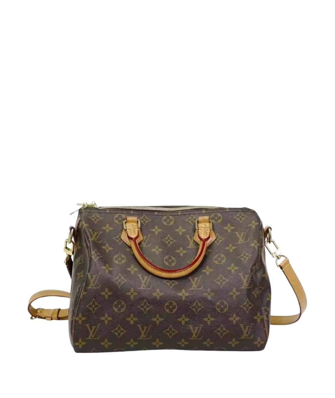 LOUIS VUITTON Коричневая сумка с короткими ручками, фото 1