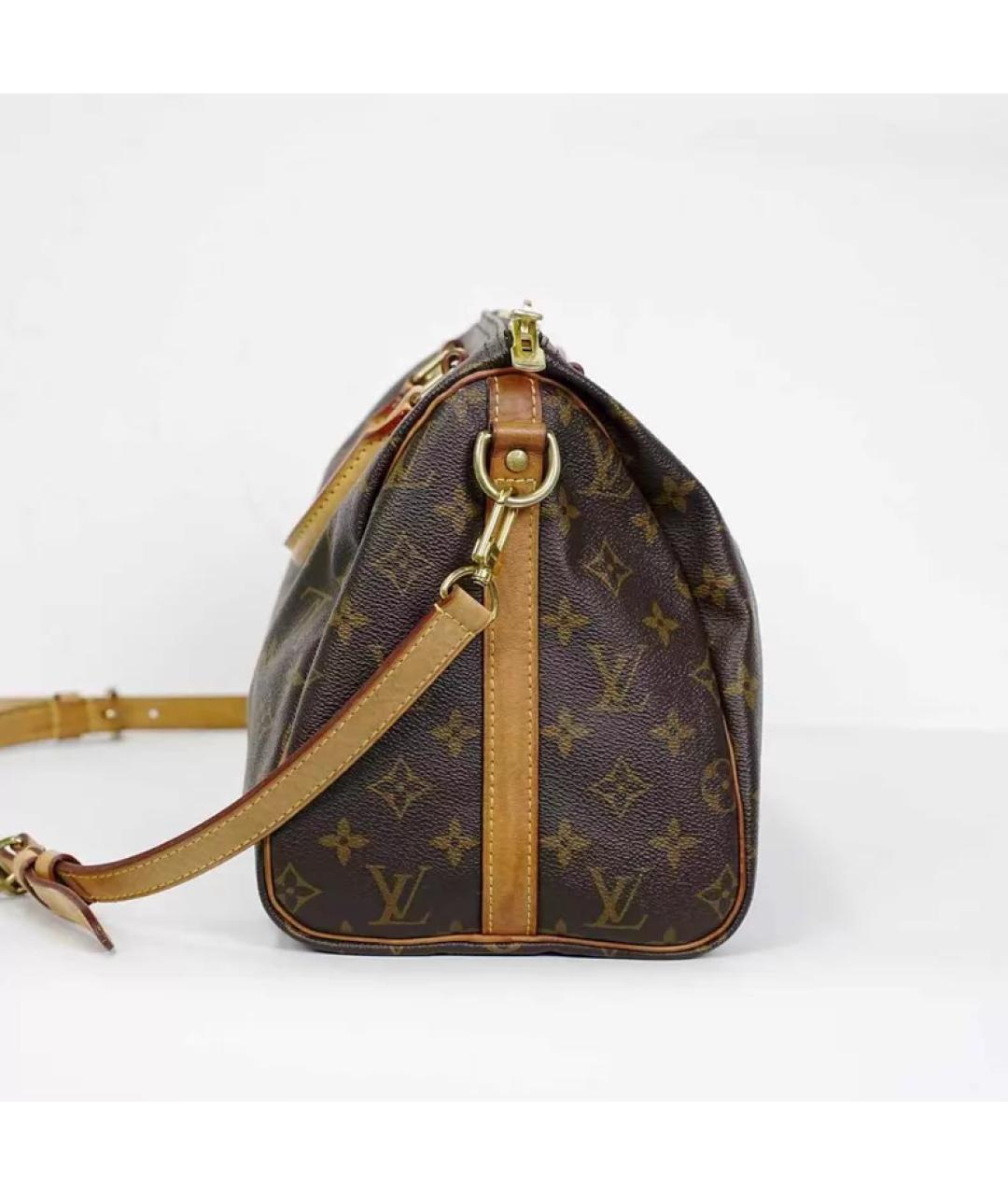 LOUIS VUITTON Коричневая сумка с короткими ручками, фото 5