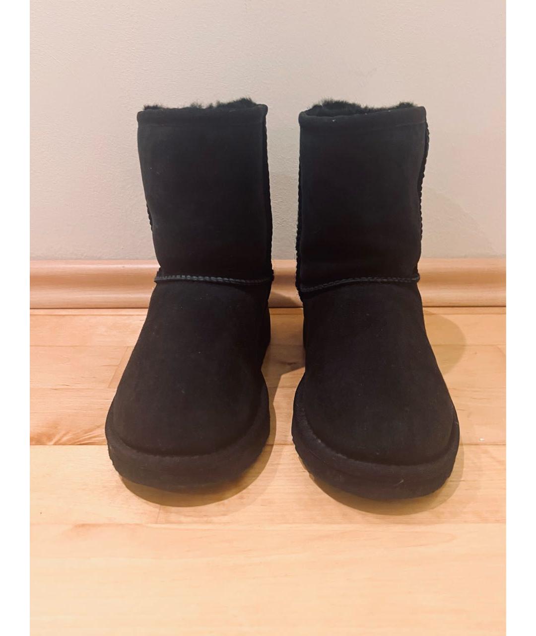 UGG AUSTRALIA KIDS Черные замшевые сапоги, фото 2