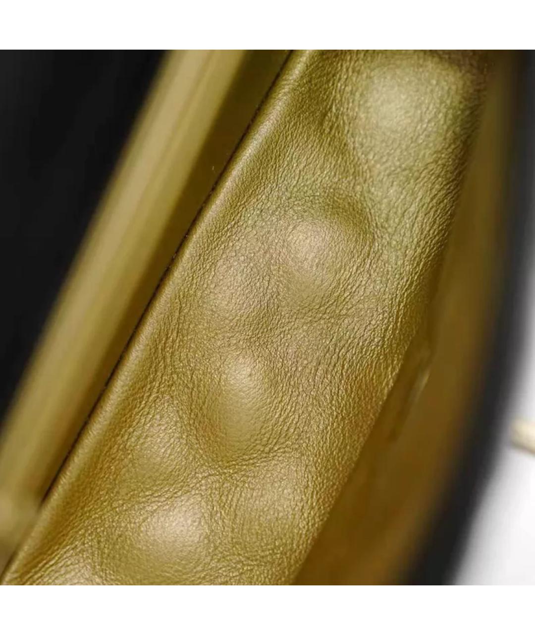 CHANEL Черная кожаная сумка через плечо, фото 8