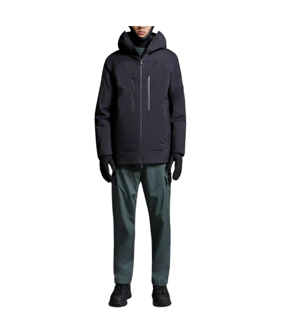 MONCLER Черная куртка, фото 2