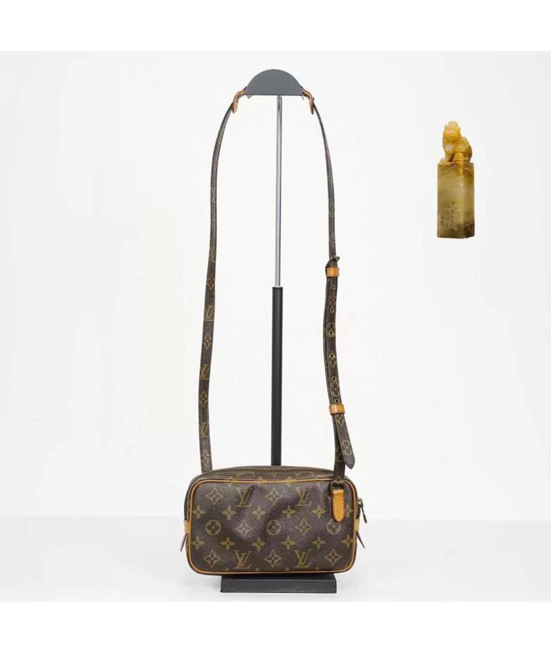 LOUIS VUITTON Коричневая сумка через плечо, фото 9