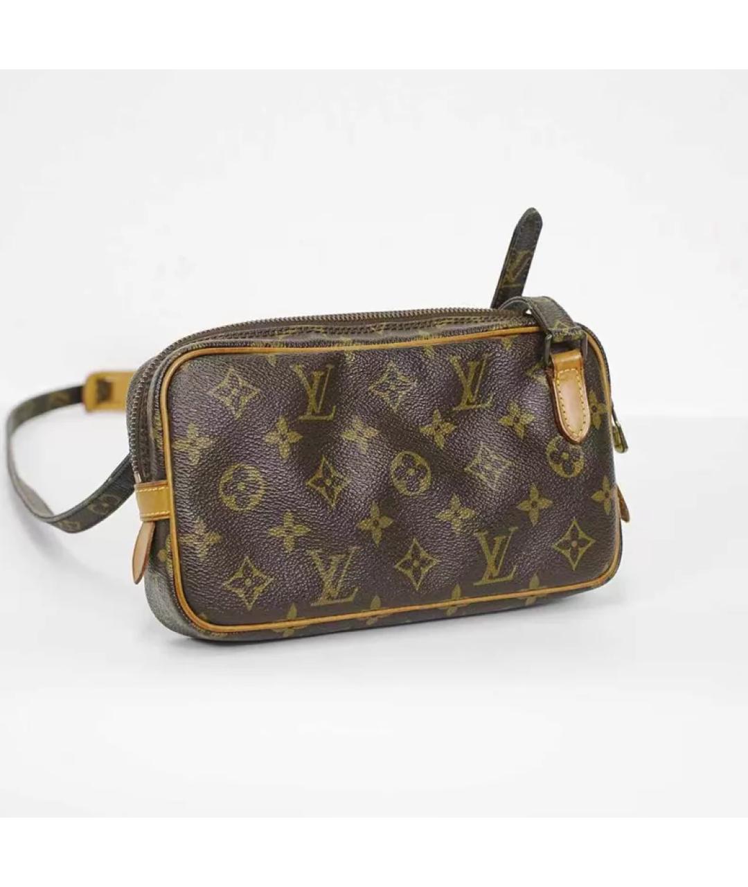 LOUIS VUITTON Коричневая сумка через плечо, фото 6