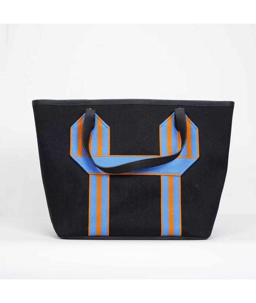 HERMES Мульти тканевая сумка с короткими ручками, фото 4