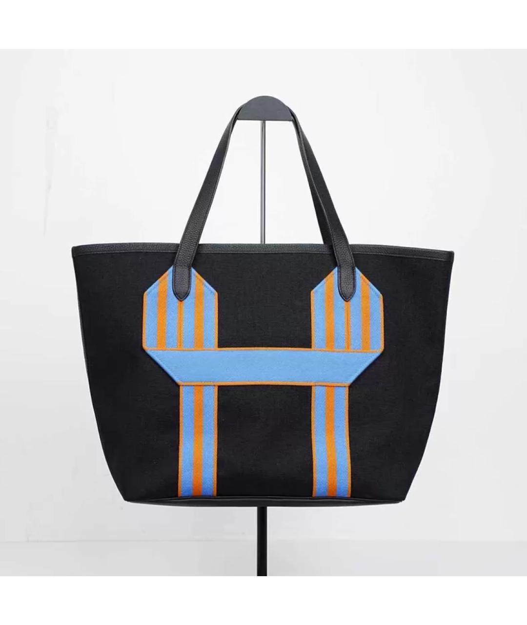 HERMES Мульти тканевая сумка с короткими ручками, фото 5