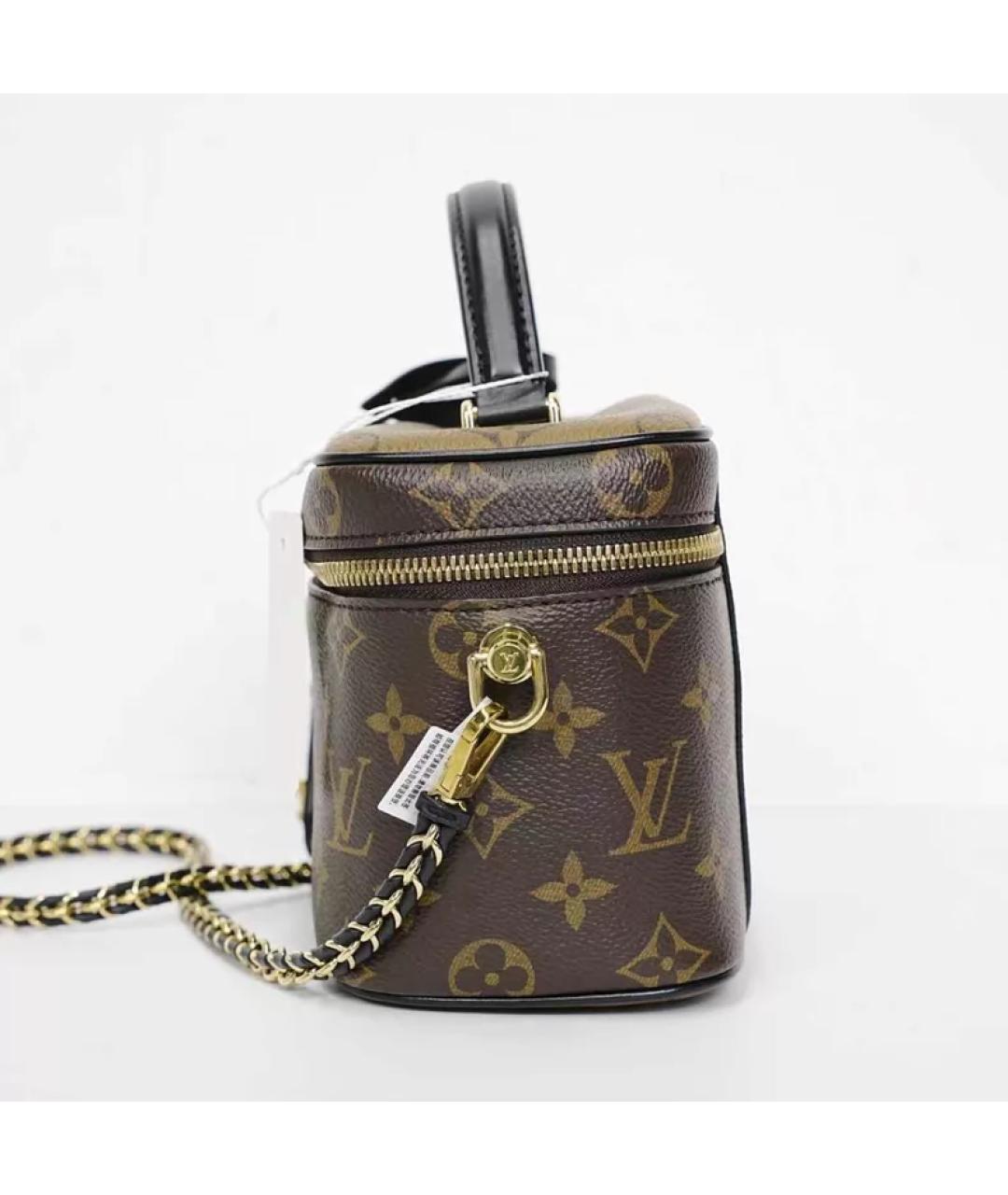 LOUIS VUITTON Коричневая сумка с короткими ручками, фото 5