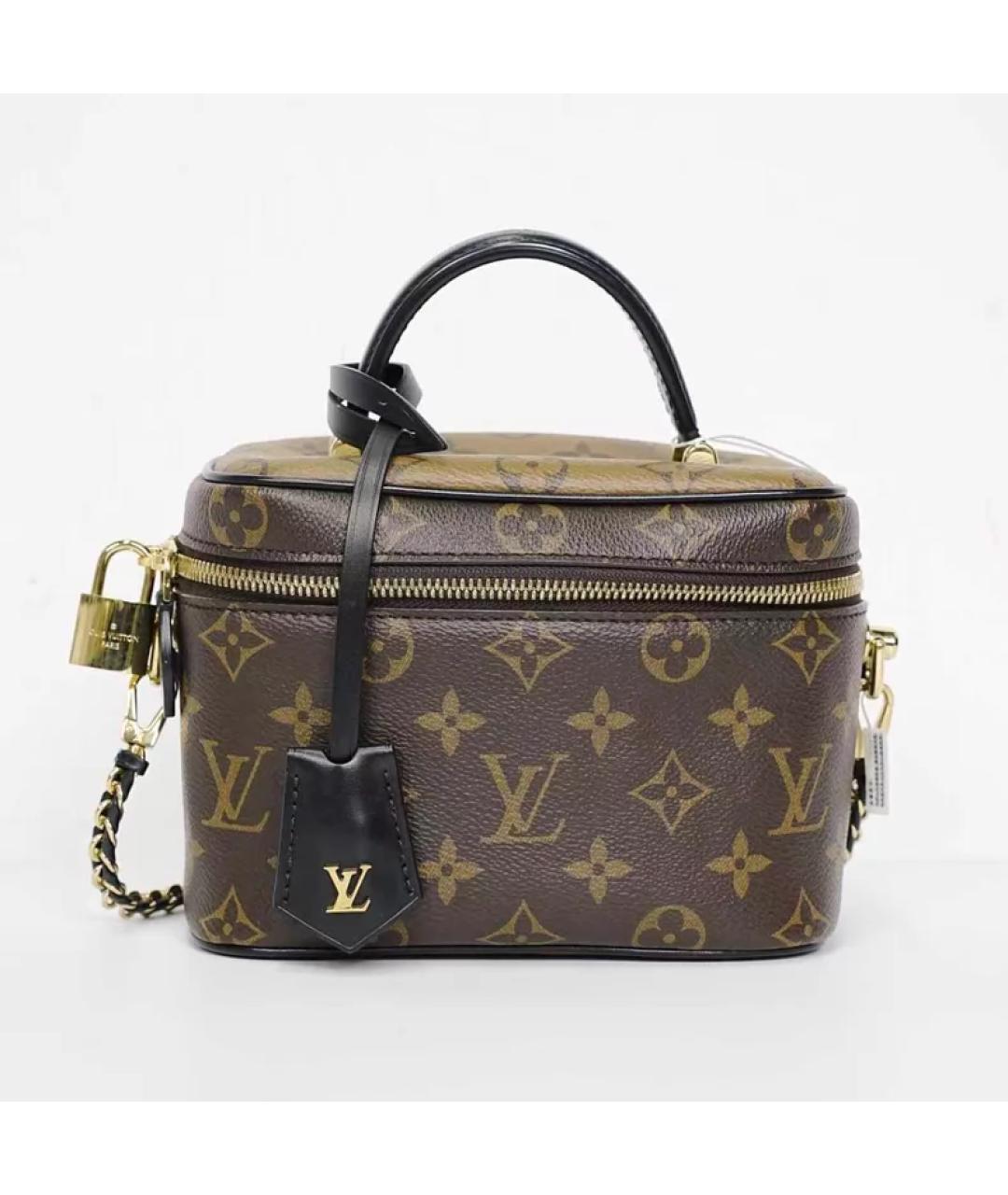 LOUIS VUITTON Коричневая сумка с короткими ручками, фото 10