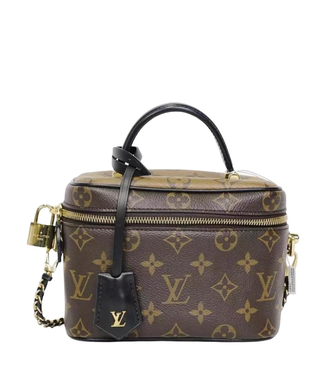 LOUIS VUITTON Коричневая сумка с короткими ручками, фото 1