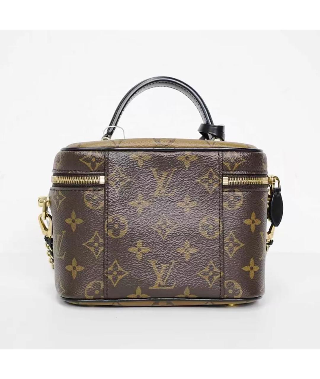 LOUIS VUITTON Коричневая сумка с короткими ручками, фото 6