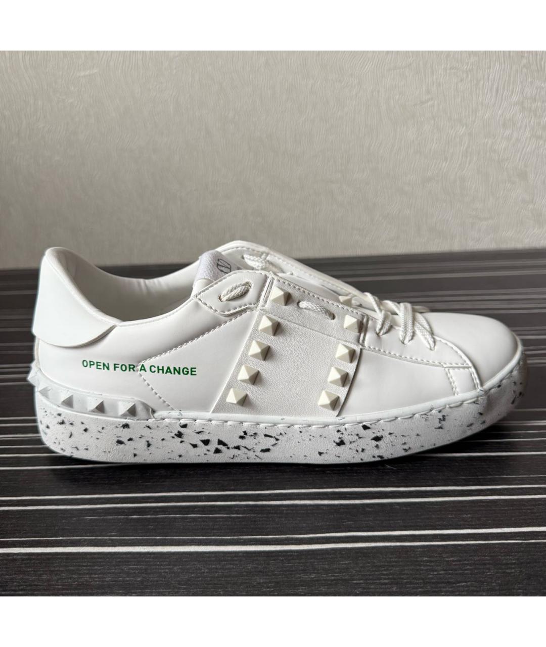 VALENTINO Белые кожаные кеды, фото 9