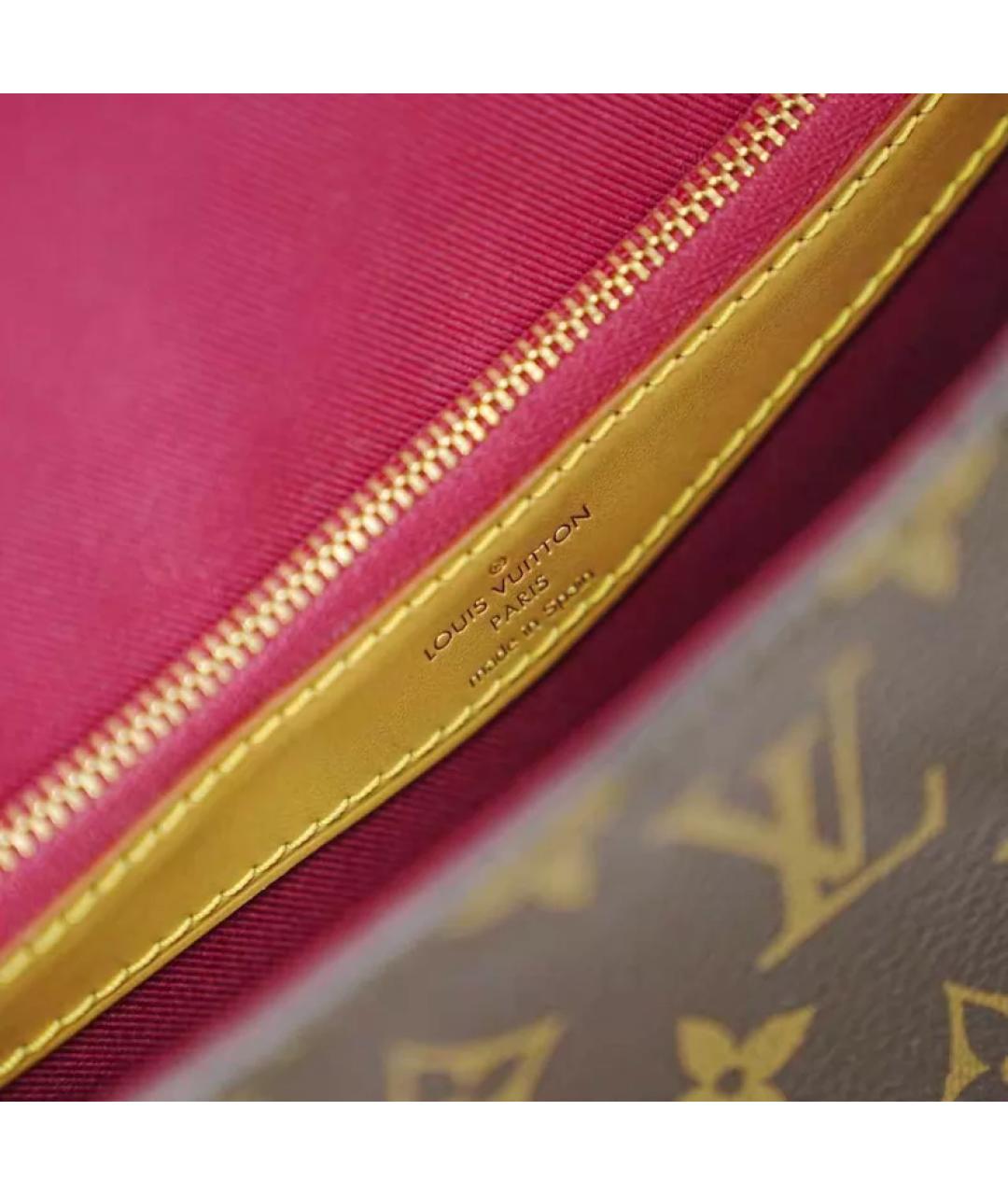 LOUIS VUITTON Коричневая сумка с короткими ручками, фото 8