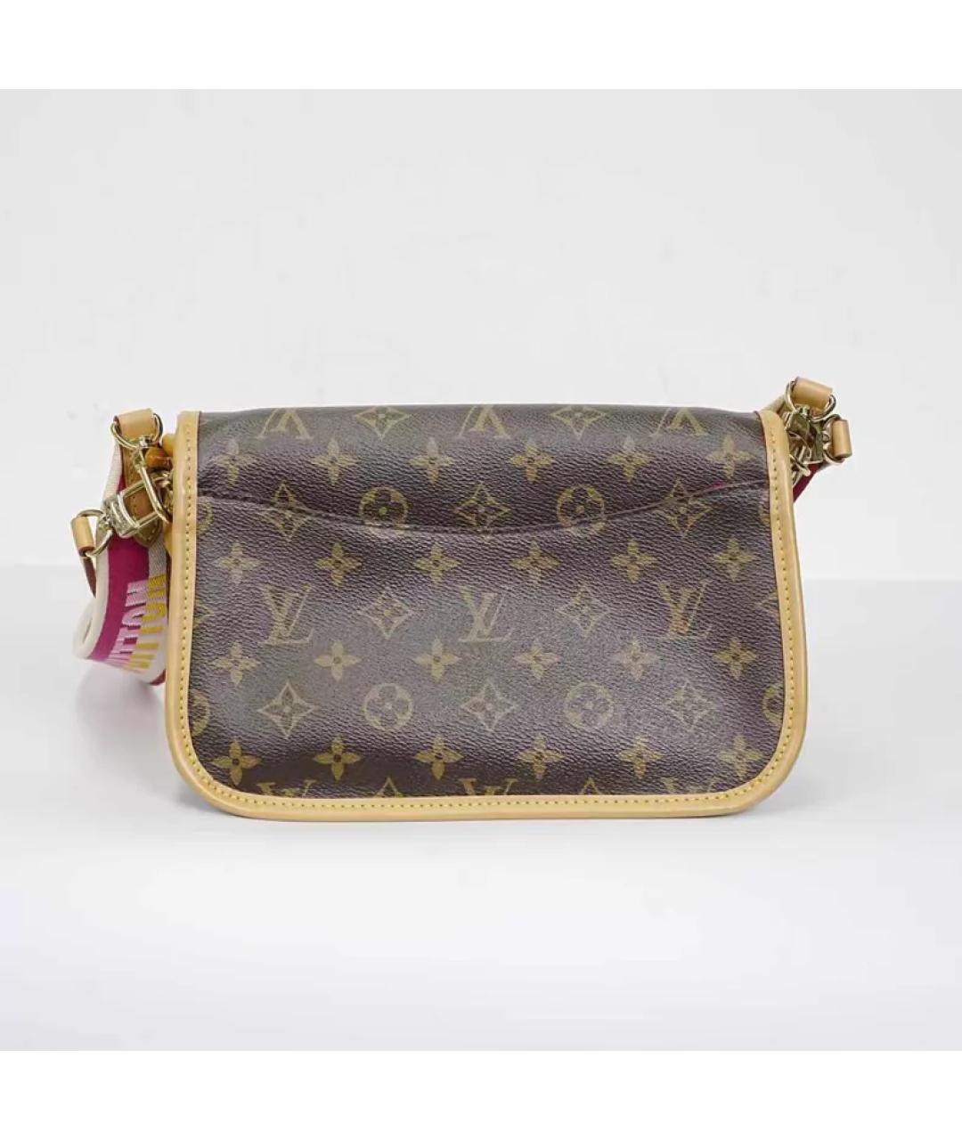 LOUIS VUITTON Коричневая сумка с короткими ручками, фото 5