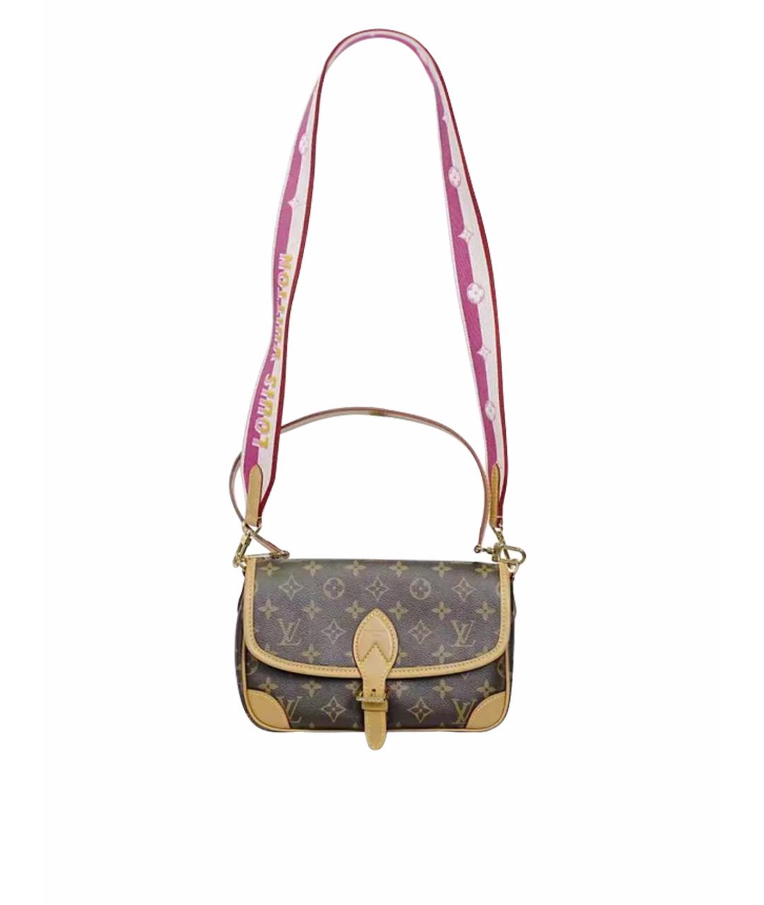 LOUIS VUITTON Коричневая сумка с короткими ручками, фото 1