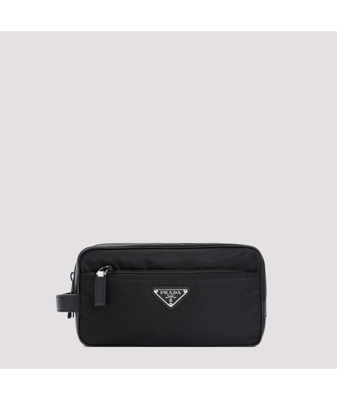 PRADA Черная синтетическая косметичка, фото 2