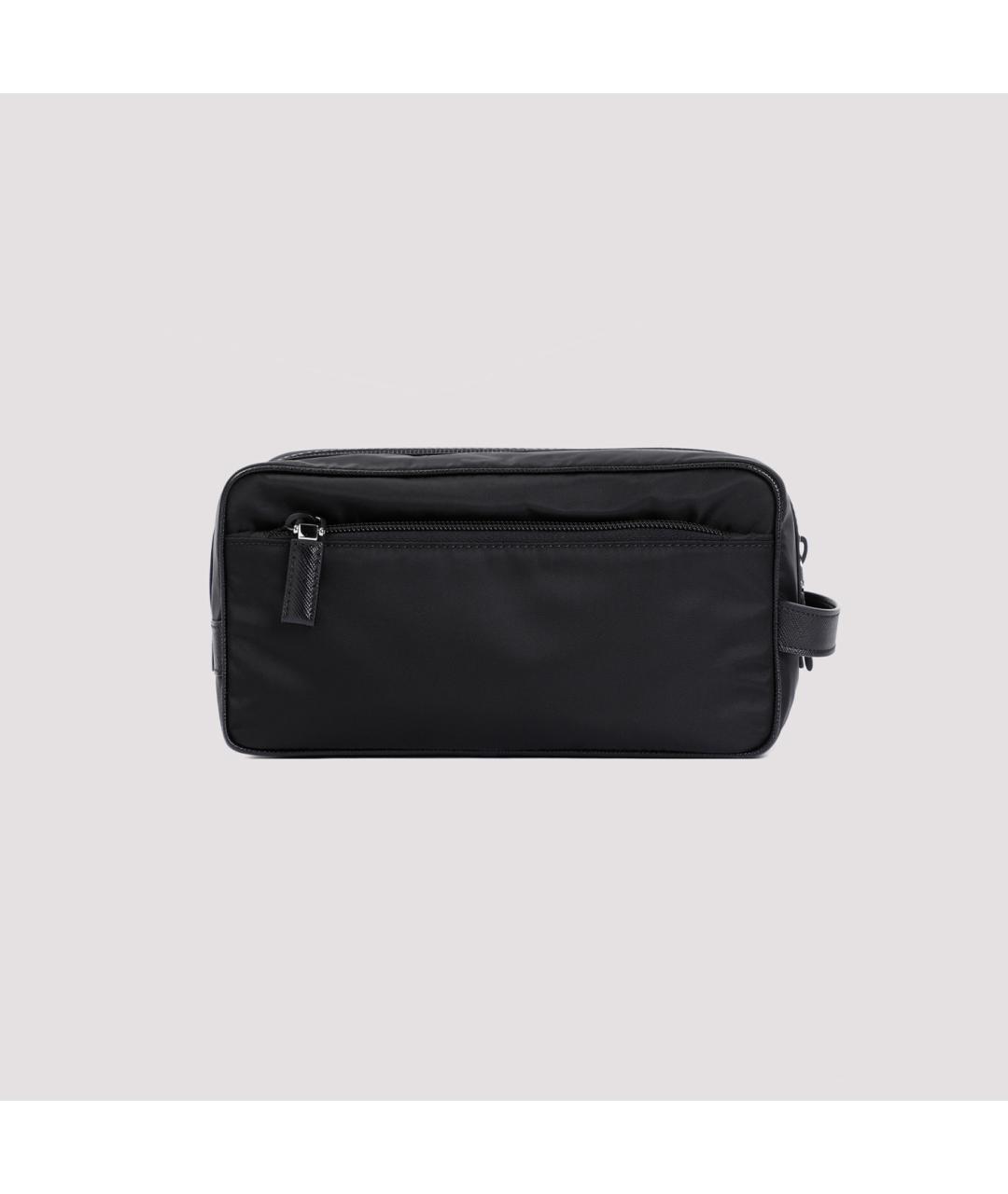 PRADA Черная синтетическая косметичка, фото 4