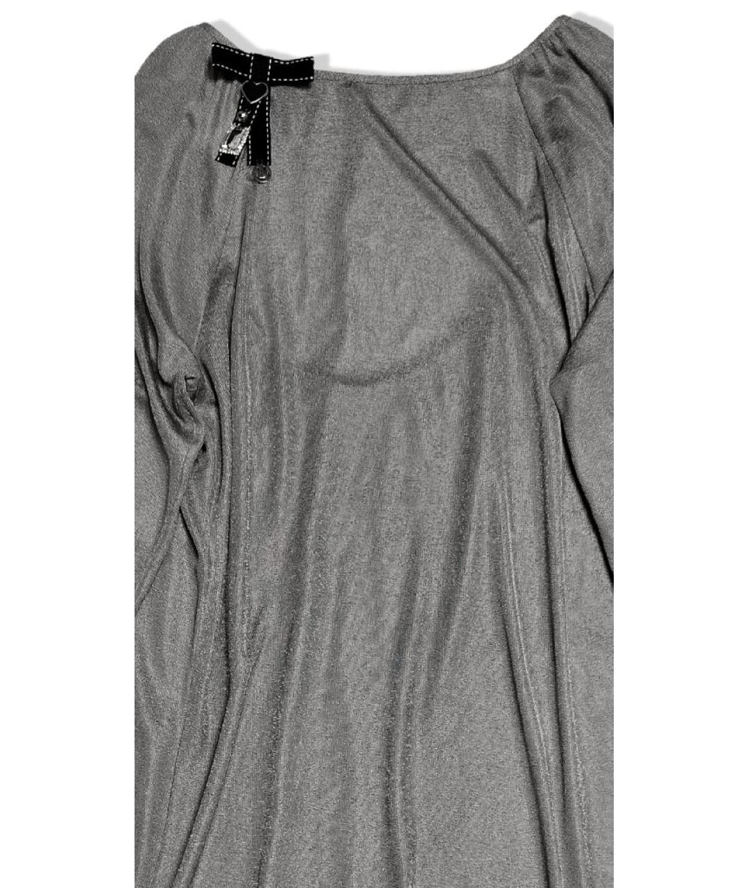 MARC BY MARC JACOBS Серебряное вискозное платье, фото 4