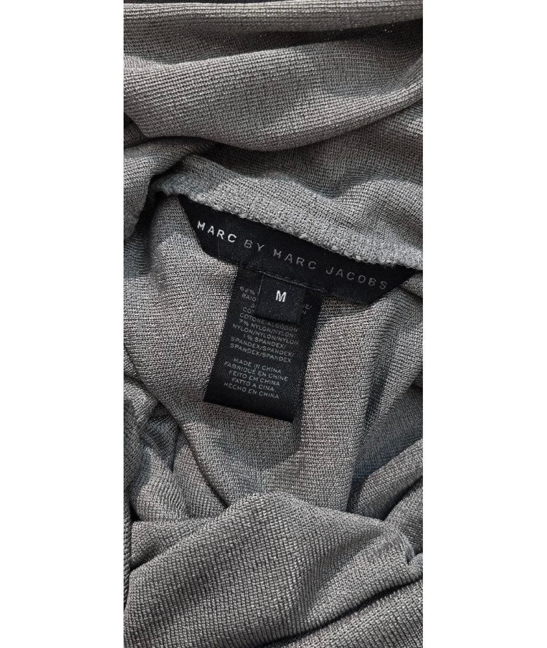 MARC BY MARC JACOBS Серебряное вискозное платье, фото 5