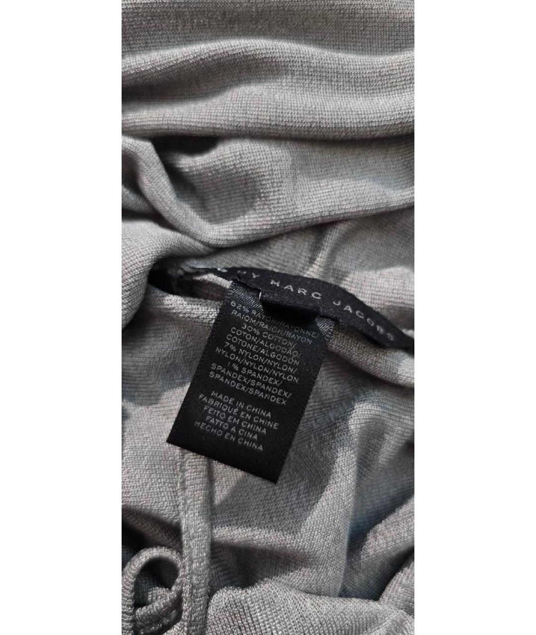 MARC BY MARC JACOBS Серебряное вискозное платье, фото 6