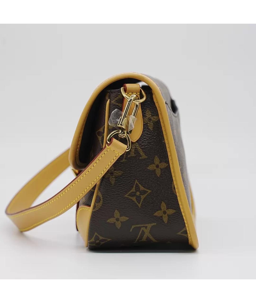 LOUIS VUITTON Коричневая сумка с короткими ручками, фото 7