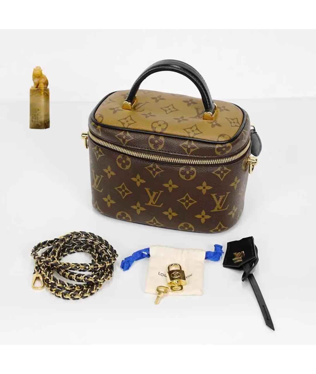 LOUIS VUITTON Коричневая сумка через плечо, фото 9