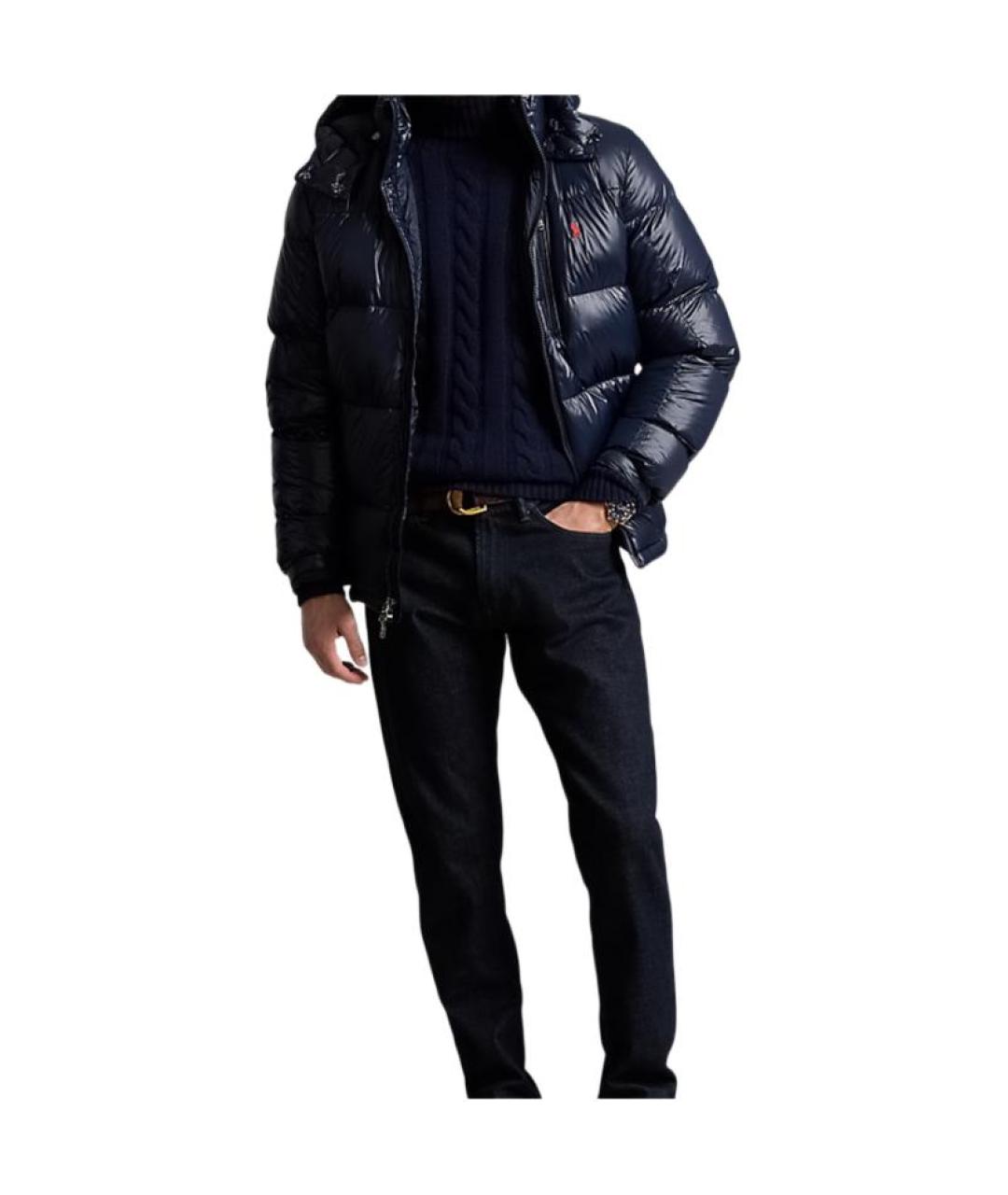 POLO RALPH LAUREN Синий пуховик, фото 2