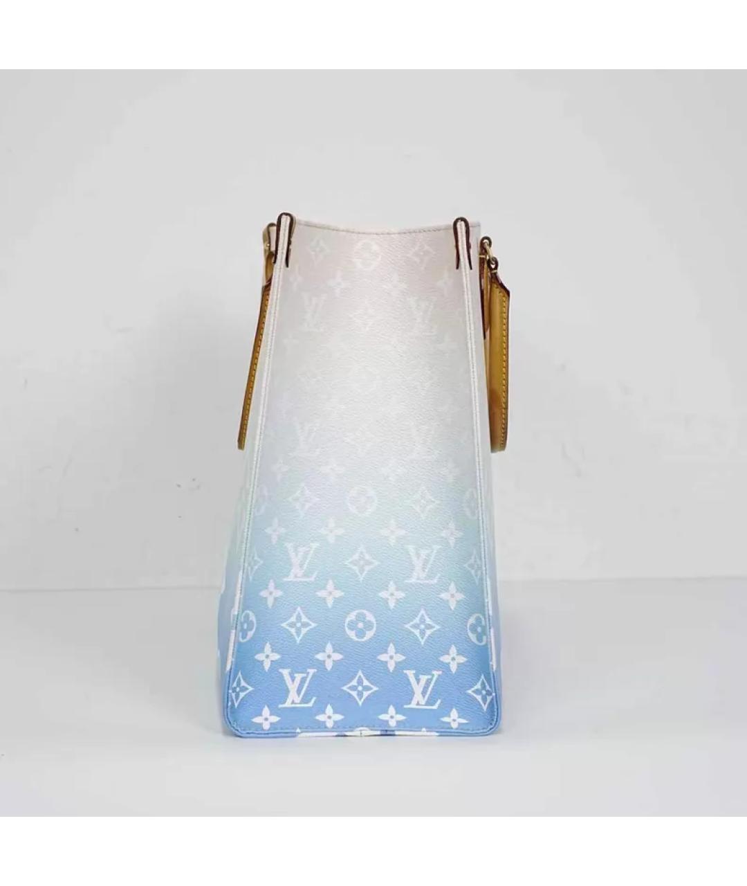 LOUIS VUITTON Мульти тканевая сумка с короткими ручками, фото 4