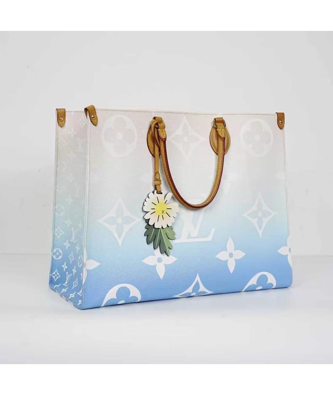 LOUIS VUITTON Мульти тканевая сумка с короткими ручками, фото 6